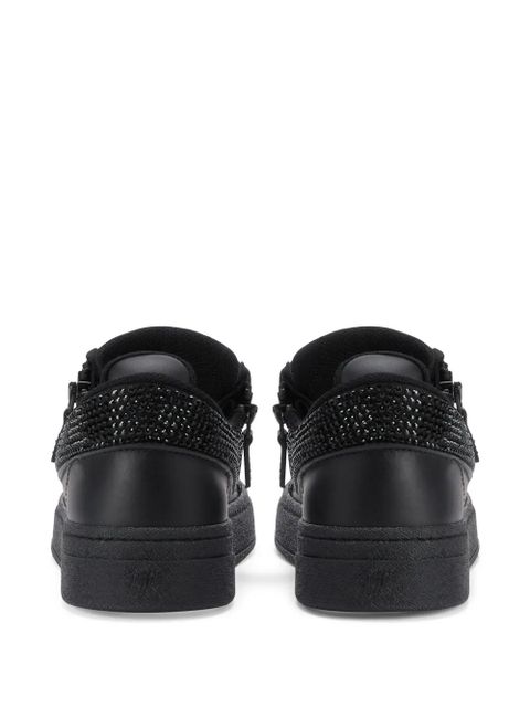 Giuseppe Zanotti GZ94 rhinestone-embellished sneakers - Black - zdjęcie produktu nr 2