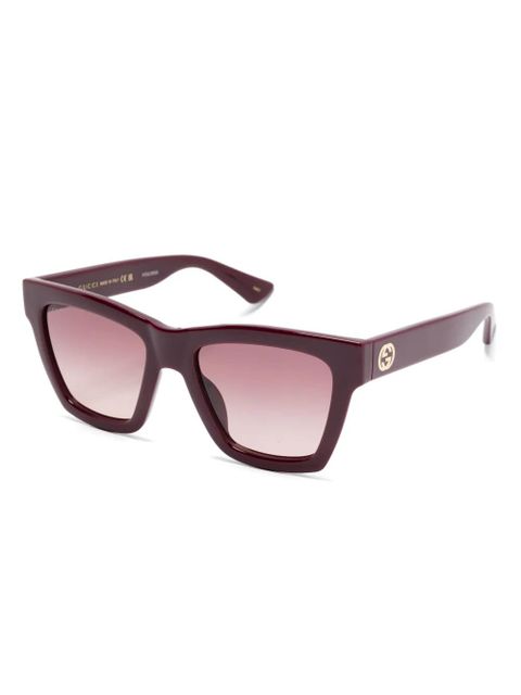 Gucci Eyewear square-frame sunglasses - Red - zdjęcie produktu nr 2