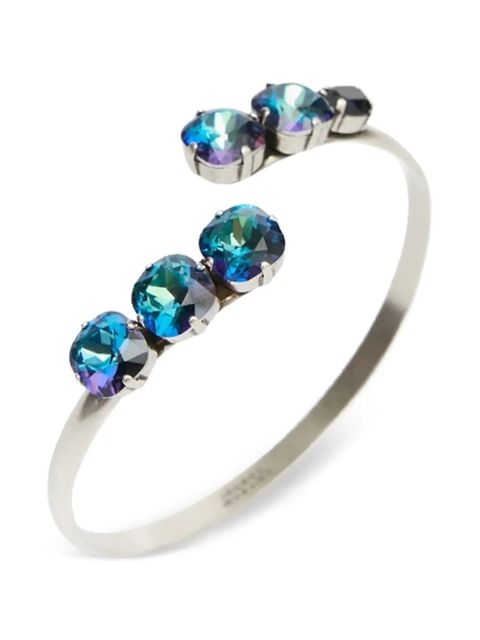 ISABEL MARANT Olga cushion-cut stone bracelet - Silver