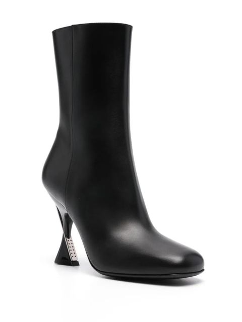 Gucci 95mm leather ankle boots - Black - zdjęcie produktu nr 2
