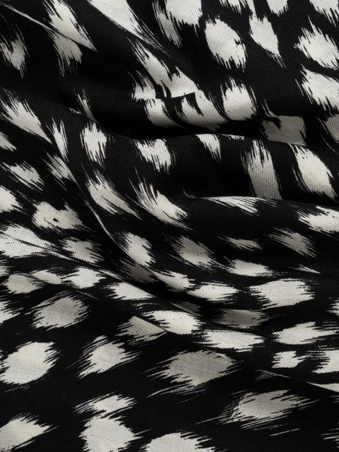 Givenchy abstract-pattern scarf - Black - zdjęcie produktu nr 2