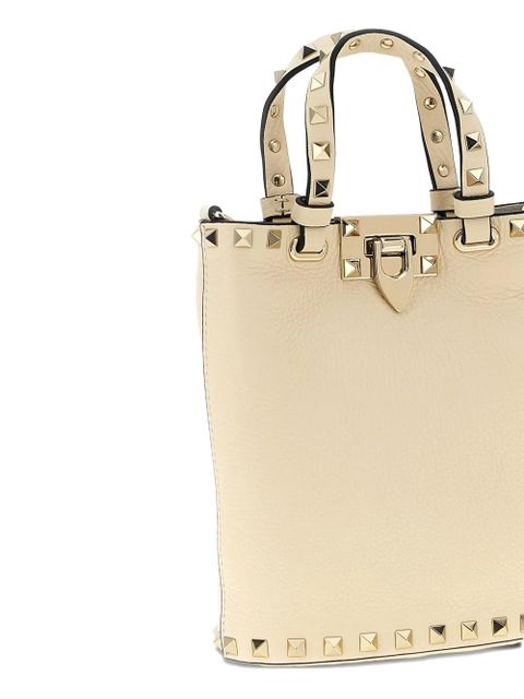 Valentino Garavani Rockstud leather mini tote bag - White - zdjęcie produktu nr 2