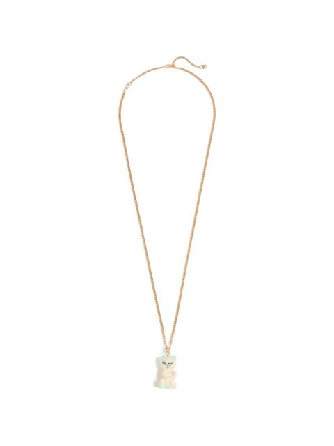 Valentino Garavani Le Chat De La Maison necklace in nylon and metal - Gold - zdjęcie produktu nr 1