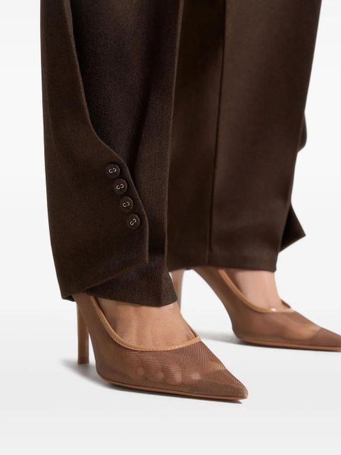 Manière De Voir Sophie twist-detail tailored trousers - Brown