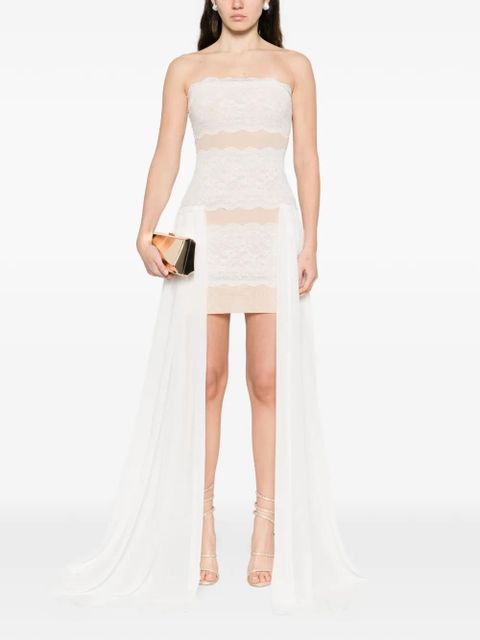 Blumarine strapless mini dress - Pink - zdjęcie produktu nr 2