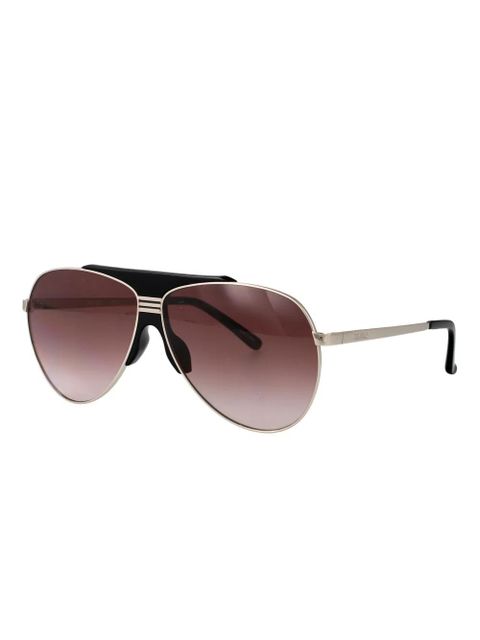 The Attico metallic pilot sunglasses - Gold - zdjęcie produktu nr 2