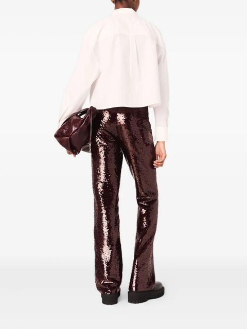 Maje jewel-detail shirt - White