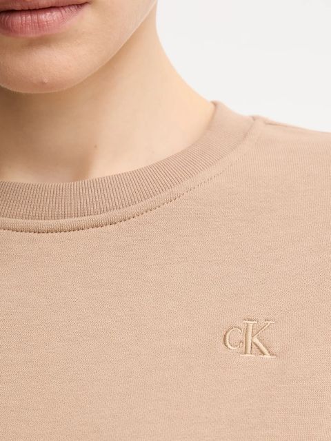 Calvin Klein Jeans bluza damska kolor beżowy LV047B236G