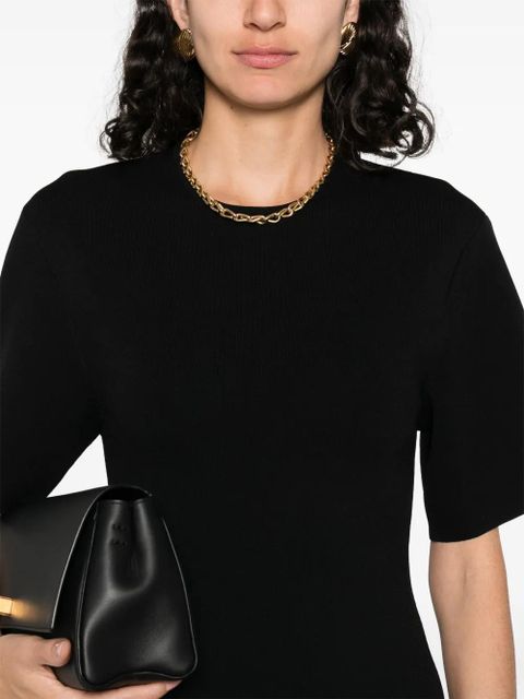 TOTEME fine-knit midi dress - Black