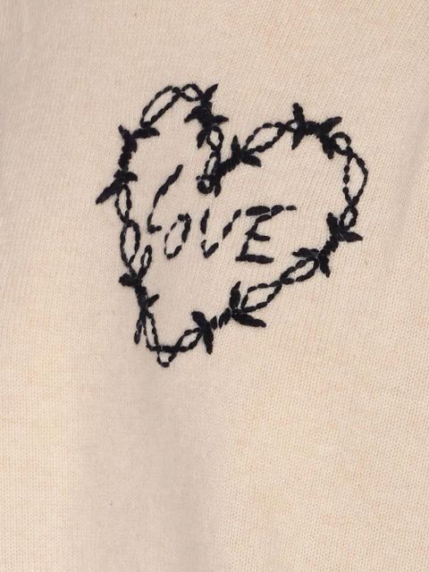 Zadig&Voltaire embroidered sweater - Neutrals