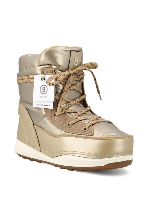 BOGNER lace-up logo boots - Neutrals - zdjęcie produktu nr 2