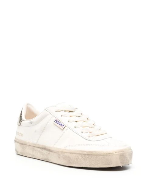 Golden Goose Soul Star distressed leather sneakers - Neutrals