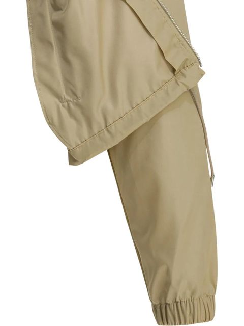 Prada zip-up long-sleeve puffer jacket - Neutrals