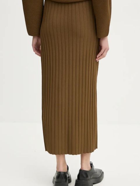 By Malene Birger spódnica FIEMME kolor zielony maxi prosta Q72575002