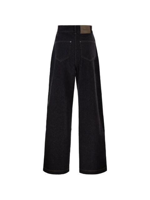 Max Mara five-pockets wide-leg jeans - Black - zdjęcie produktu nr 2