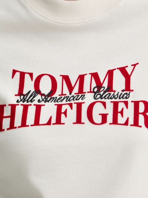 Tommy Hilfiger t-shirt bawełniany damski kolor beżowy WW0WW47884