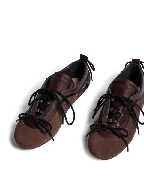 Simone Rocha cut-out ballerina sneakers - Brown - zdjęcie produktu nr 2
