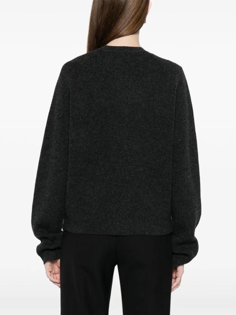 TOTEME hammered-button cardigan - Grey