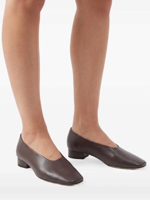 Aeyde Delia ballet flats - Brown