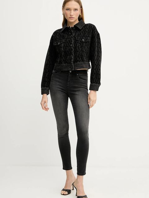 Armani Exchange kurtka jeansowa kolor czarny przejściowa XW000819 AF16092 - zdjęcie produktu nr 2