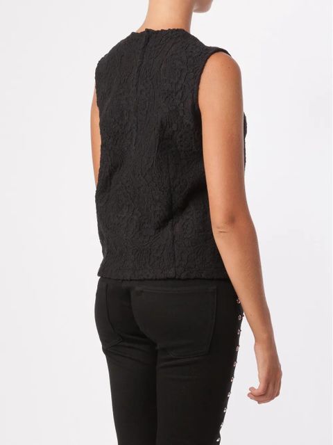Comme Des Garçons lace tank - Black