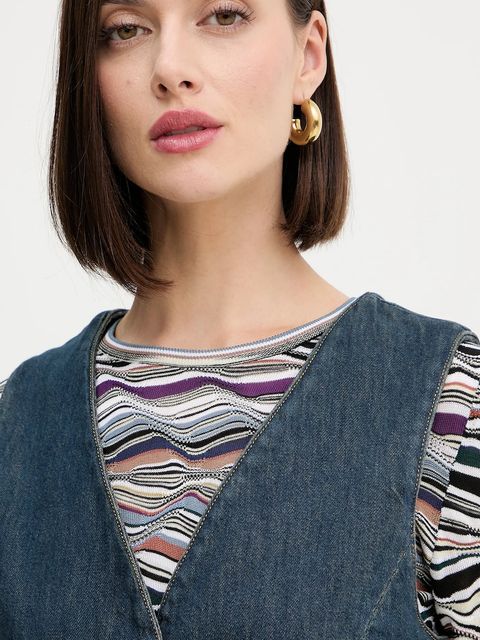 Twinset kamizelka jeansowa
