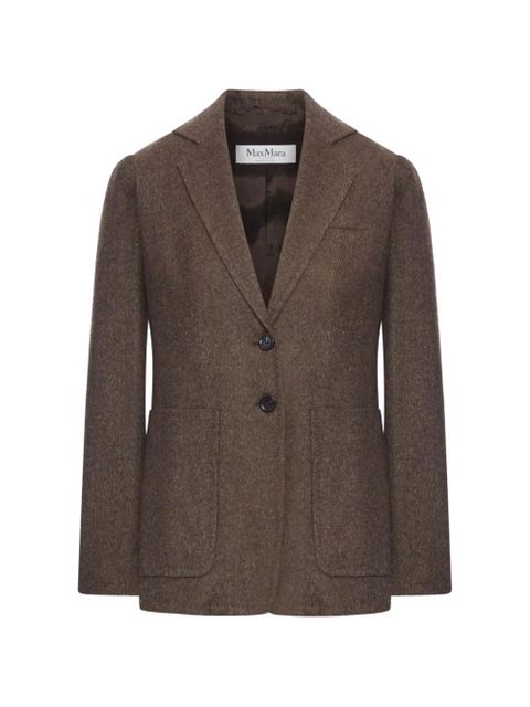 Max Mara single-breasted jacket - Brown - zdjęcie produktu nr 1