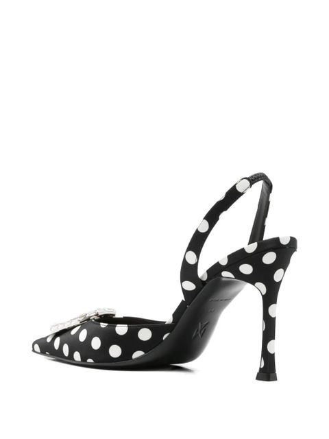 Amina Muaddi Camelia crystal-embellished pumps - Black