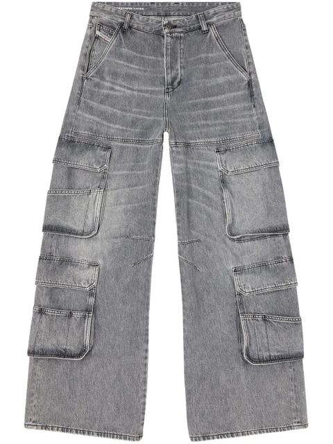 Diesel 1996 D-Sire wide-leg jeans - Grey - zdjęcie produktu nr 1