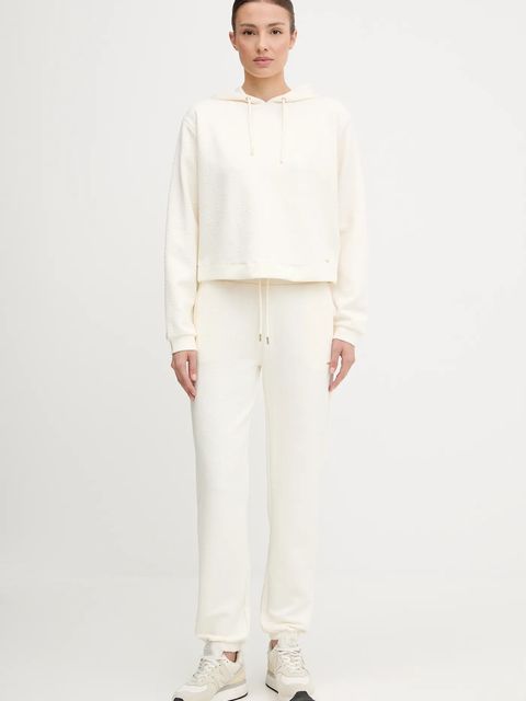 Guess bluza PEONY damska kolor beżowy z kapturem gładka V5YQ04 KBSL2 - zdjęcie produktu nr 2