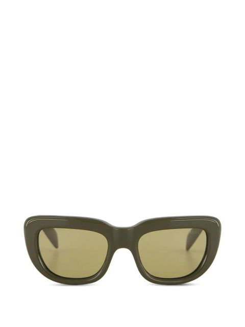 Prada Eyewear rectangle-frame sunglasses - Green - zdjęcie produktu nr 1