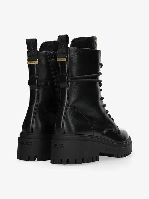 Mexx botki PRETTY KETO damskie kolor czarny na płaskim obcasie MI001701453W