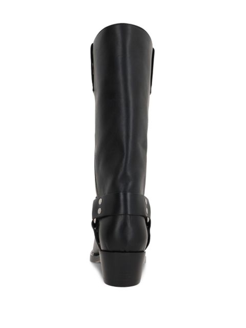 Paris Texas Roxy 45mm leather boots - Black