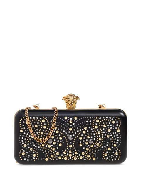 Versace embellishment chain clutch bag - Black - zdjęcie produktu nr 1