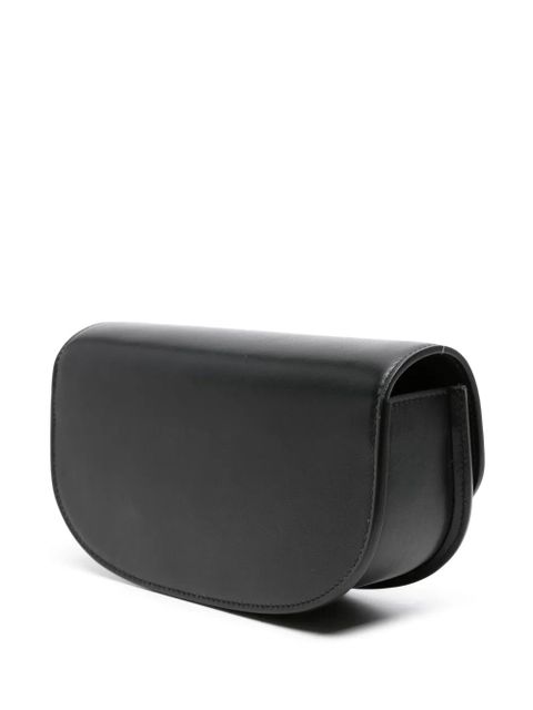 Savette Tondo Crescent leather crossbody bag - Black - zdjęcie produktu nr 2