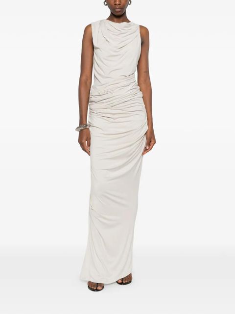 ENTIRE STUDIOS ruched drape maxi skirt - Grey - zdjęcie produktu nr 2