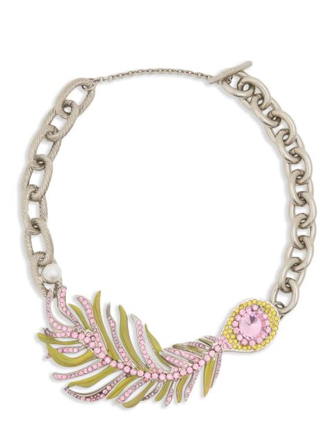 Marni feather-design necklace - Silver - zdjęcie produktu nr 1