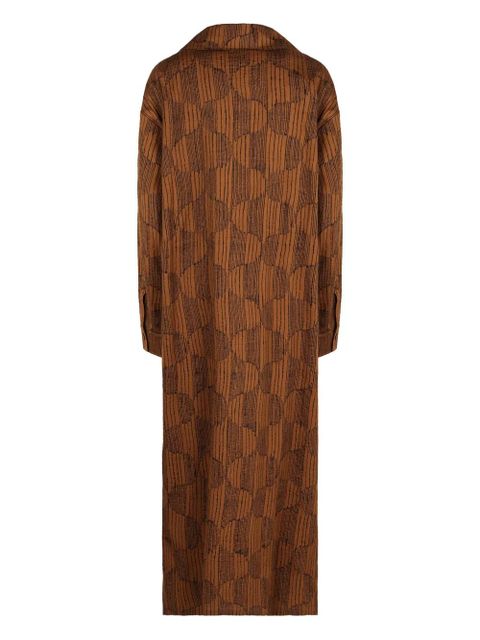 Max Mara cotton Edwige dress - Brown - zdjęcie produktu nr 2