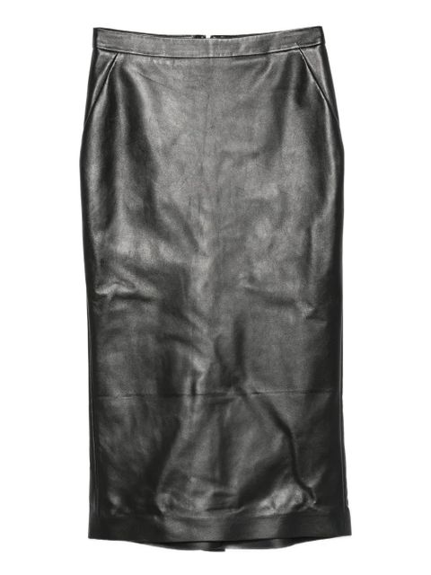 Givenchy leather pencil skirt - Black - zdjęcie produktu nr 1
