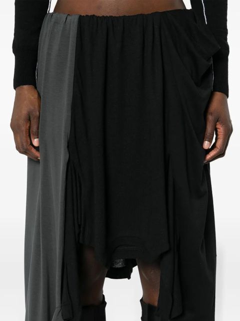 Acne Studios T-shirt patchwork skirt - Grey