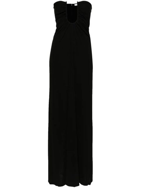 Christopher Esber Arced Palm strapless dress - Black - zdjęcie produktu nr 1