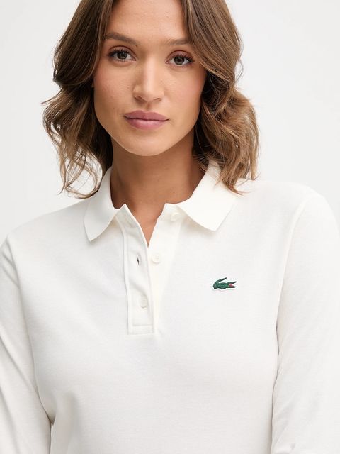 Lacoste longsleeve kolor beżowy PF4567