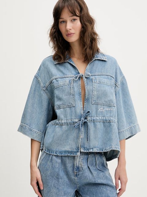 Karl Lagerfeld Jeans koszula jeansowa