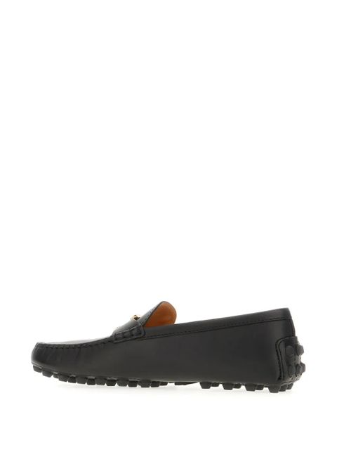 Tod's letter-logo loafers - Black