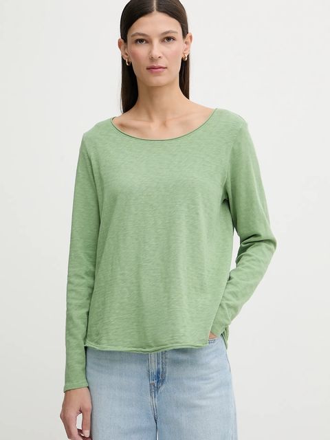 Marc O'Polo longsleeve bawełniany kolor zielony 5000009292 - zdjęcie produktu nr 1