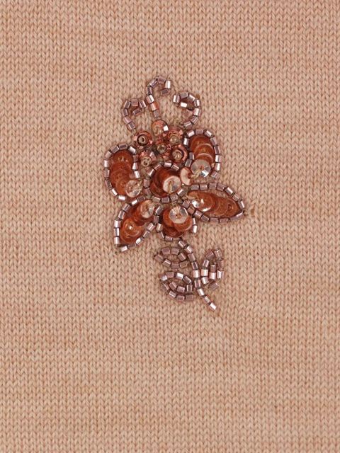 FENDI wool cropped sweater - Neutrals - zdjęcie produktu nr 2