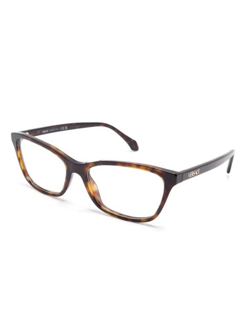 Versace Eyewear square-frame glasses - Brown - zdjęcie produktu nr 2