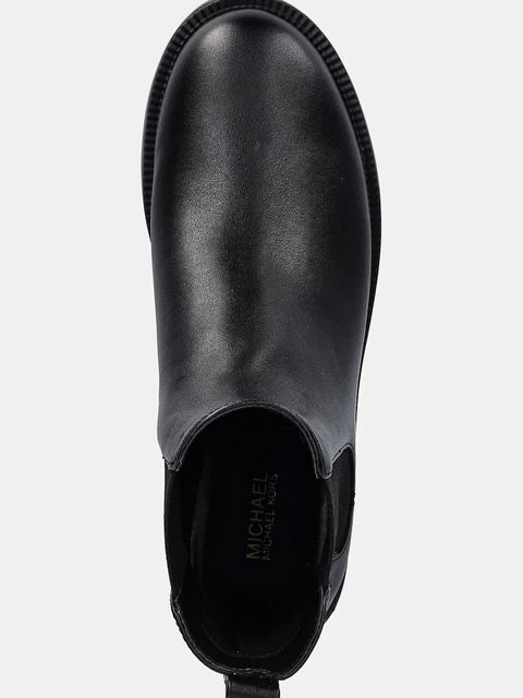 MICHAEL Michael Kors sztyblety Hazel damskie kolor czarny na płaskim obcasie 40F4HZMEEL.001