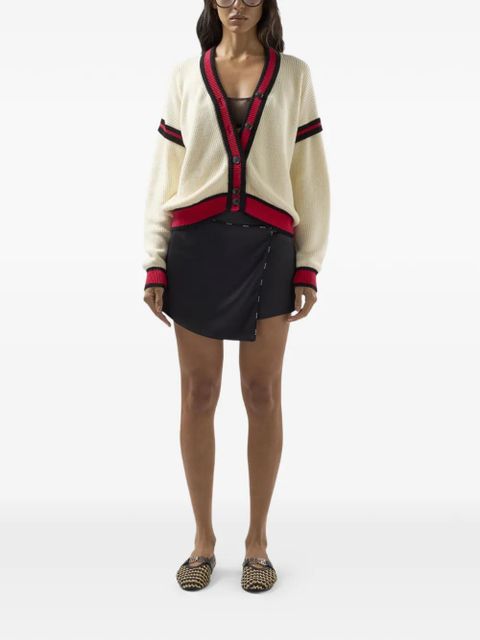 GCDS logo-print cardigan - Neutrals - zdjęcie produktu nr 2