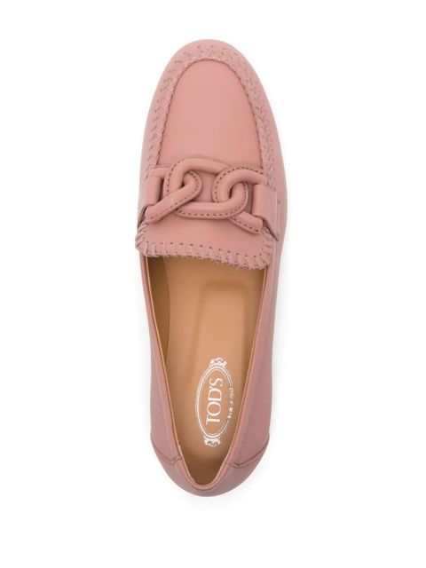 Tod's Kate braided-detailed loafers - Pink - zdjęcie produktu nr 2